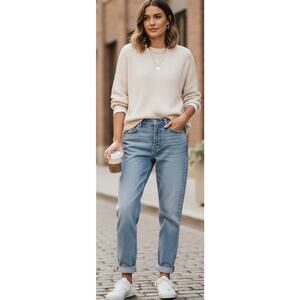 Everlane Sky Blue Boyfriend Jeans